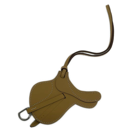 Hermes Key Holder Paddock Cell Biscuit