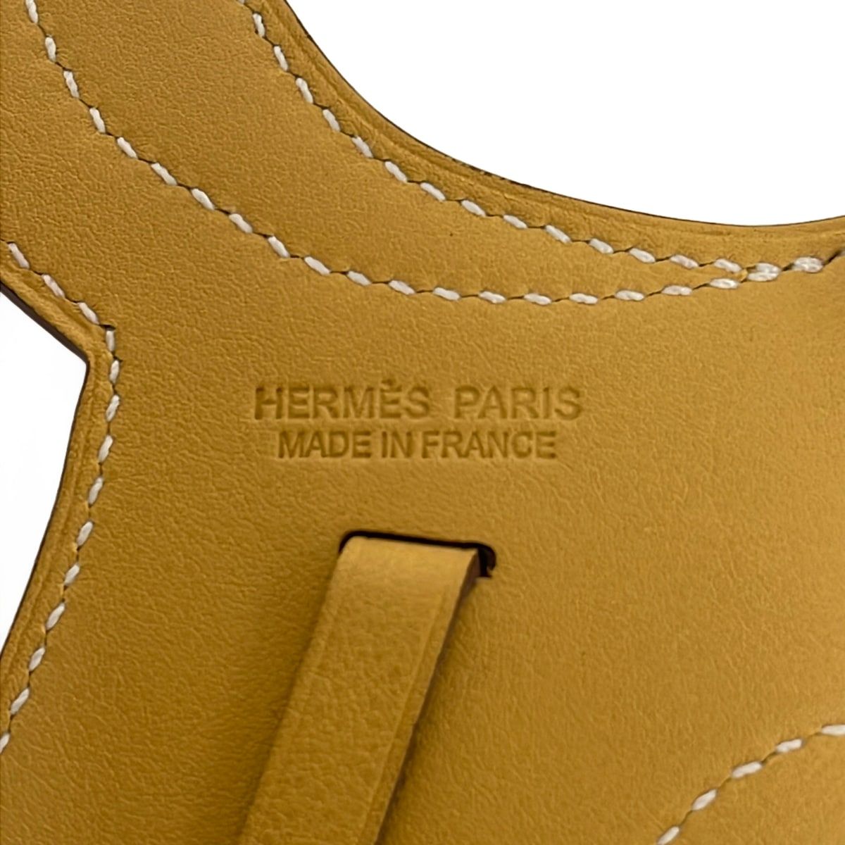 Hermes Key Holder Paddock Cell Biscuit — view 3