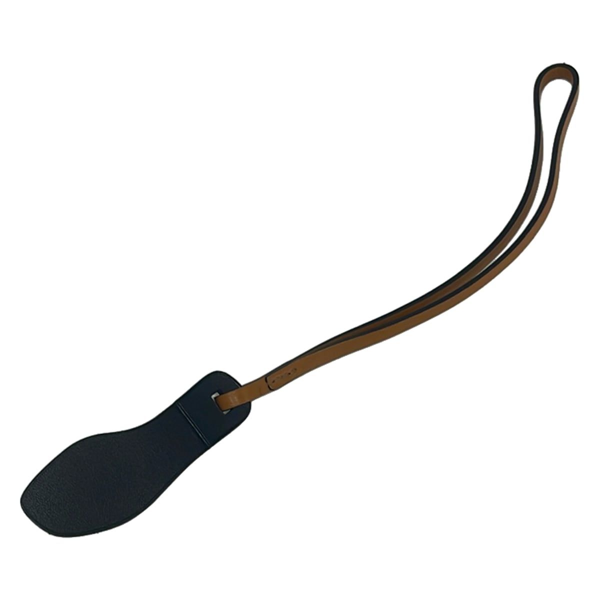 Hermes Key Holder Oran Nano Blue Brume Natural Sable Black — view 2