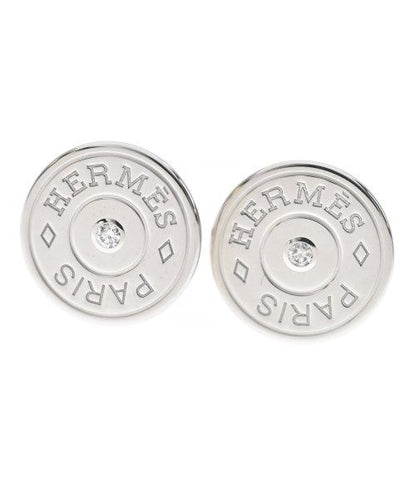 Hermes Earrings White Gold