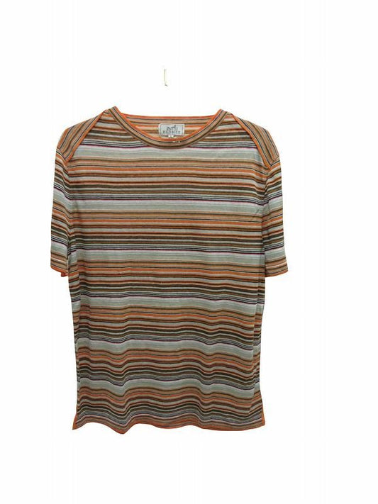 Hermes T-Shirt Short Sleeve Border