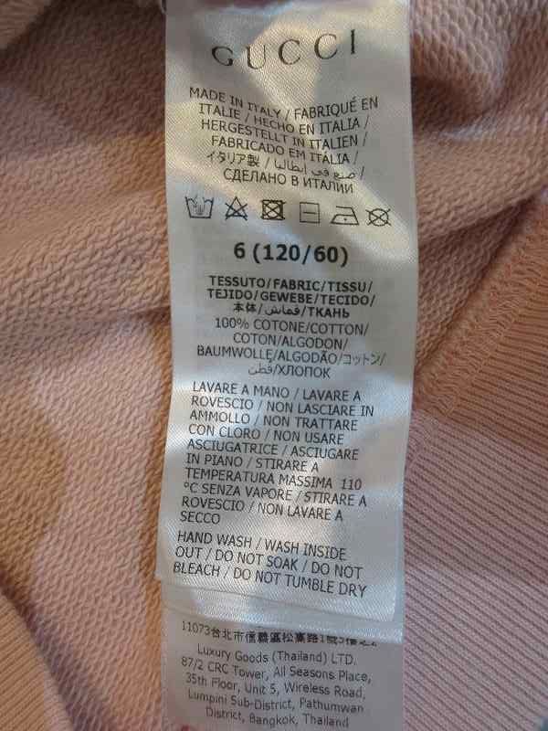 Gucci Top Sweatshirt Pink 6 Sizes — view 5