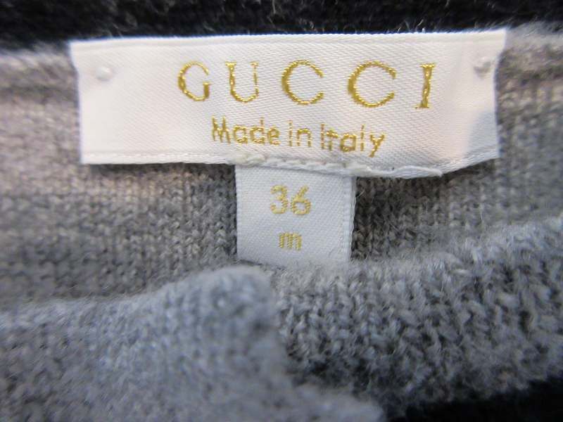 Gucci Top Cardigan Gray 36 — view 3