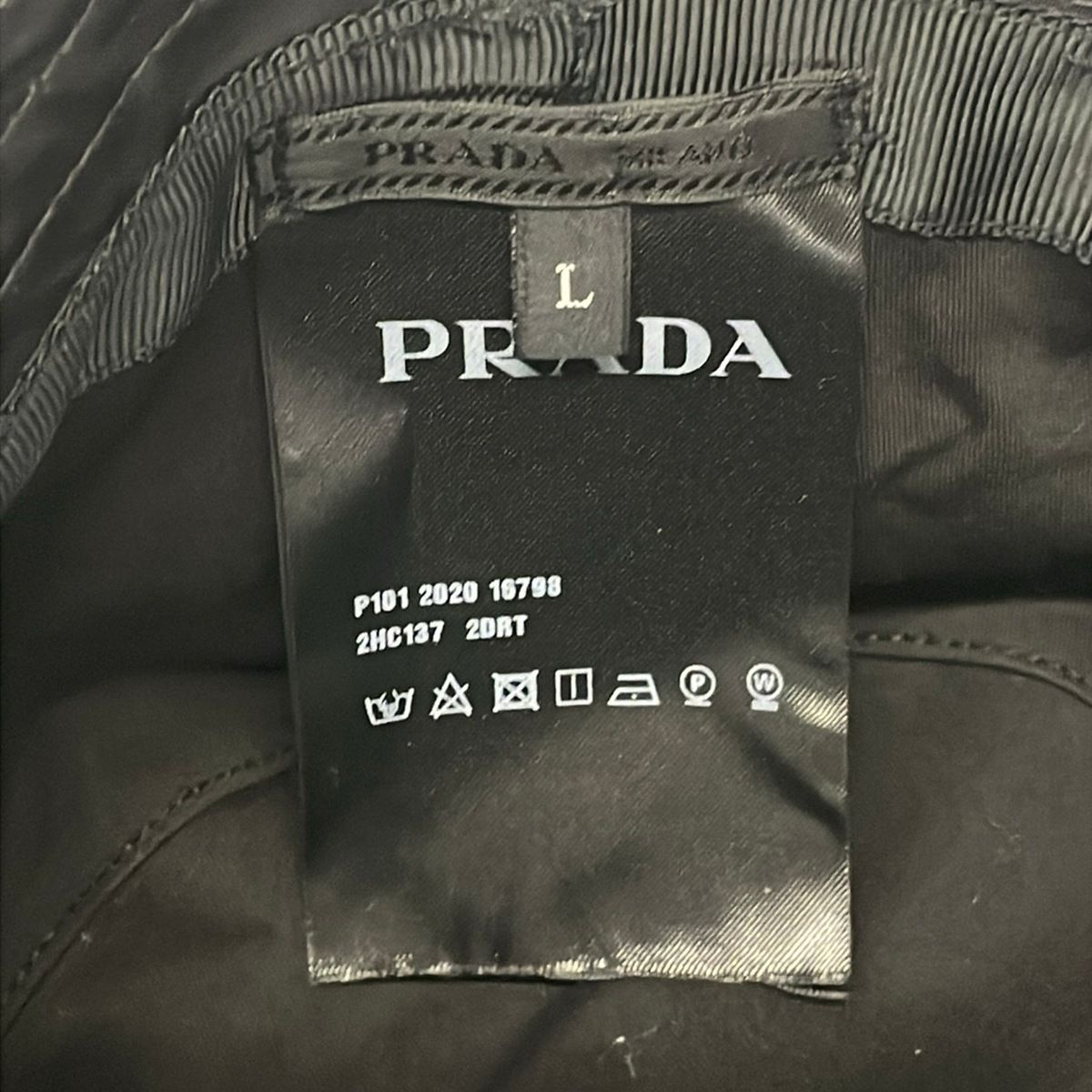 Prada Hat L Black — view 5