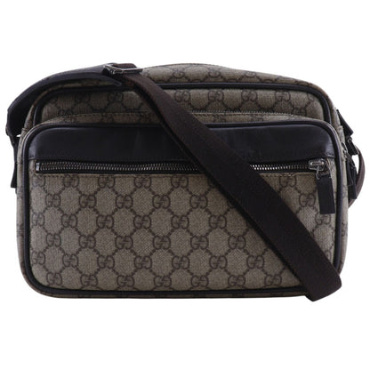 Gucci GG Supreme Canvas Brown Shoulder