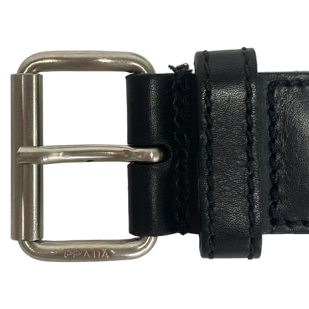 Prada Sport Belt 80 32 Black Leather — view 3