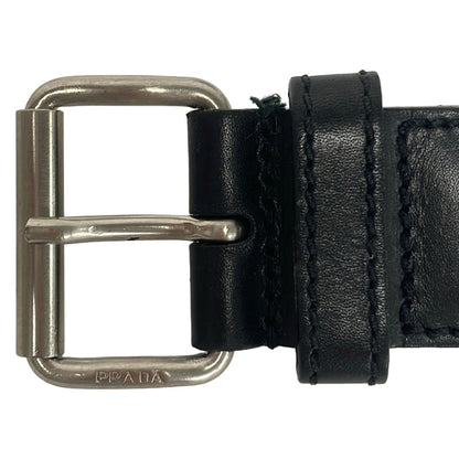 Prada Sport Belt 80 32 Black Leather — view 3