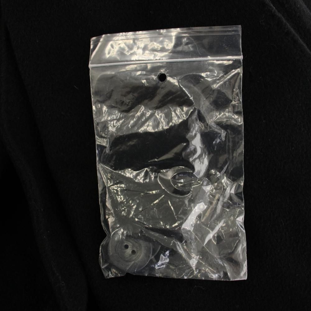 Dior Collarless Coat Long Ribbon Belt Vintage 9 Black YT — view 8