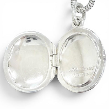 Tiffany & Co 925 Oval Locket Pendant Silver — view 6