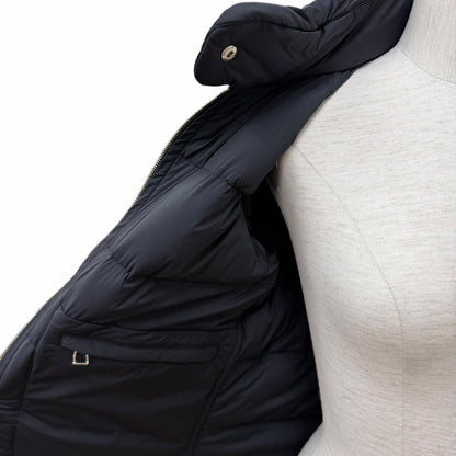 Hermes Down Series Button Stand Color Zip Up Jacket Black XS — view 5
