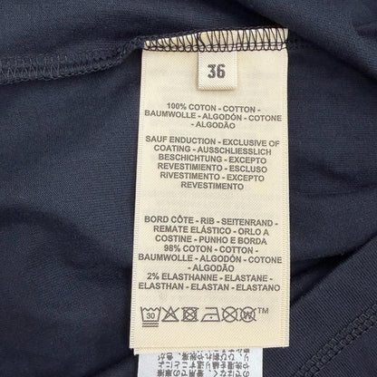 Hermes Cartouche Crew Neck Short Sleeve T-Shirt Dark Navy 36 — view 7
