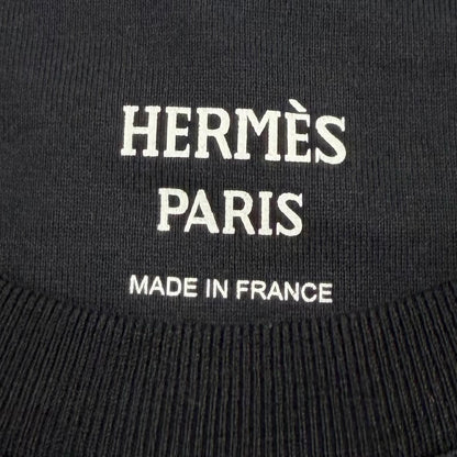 Hermes Cartouche Crew Neck Short Sleeve T-Shirt Dark Navy 36 — view 6