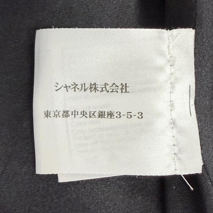 Chanel Wool CC Logo Toggle Button Duffle Coat Black 38 — view 9