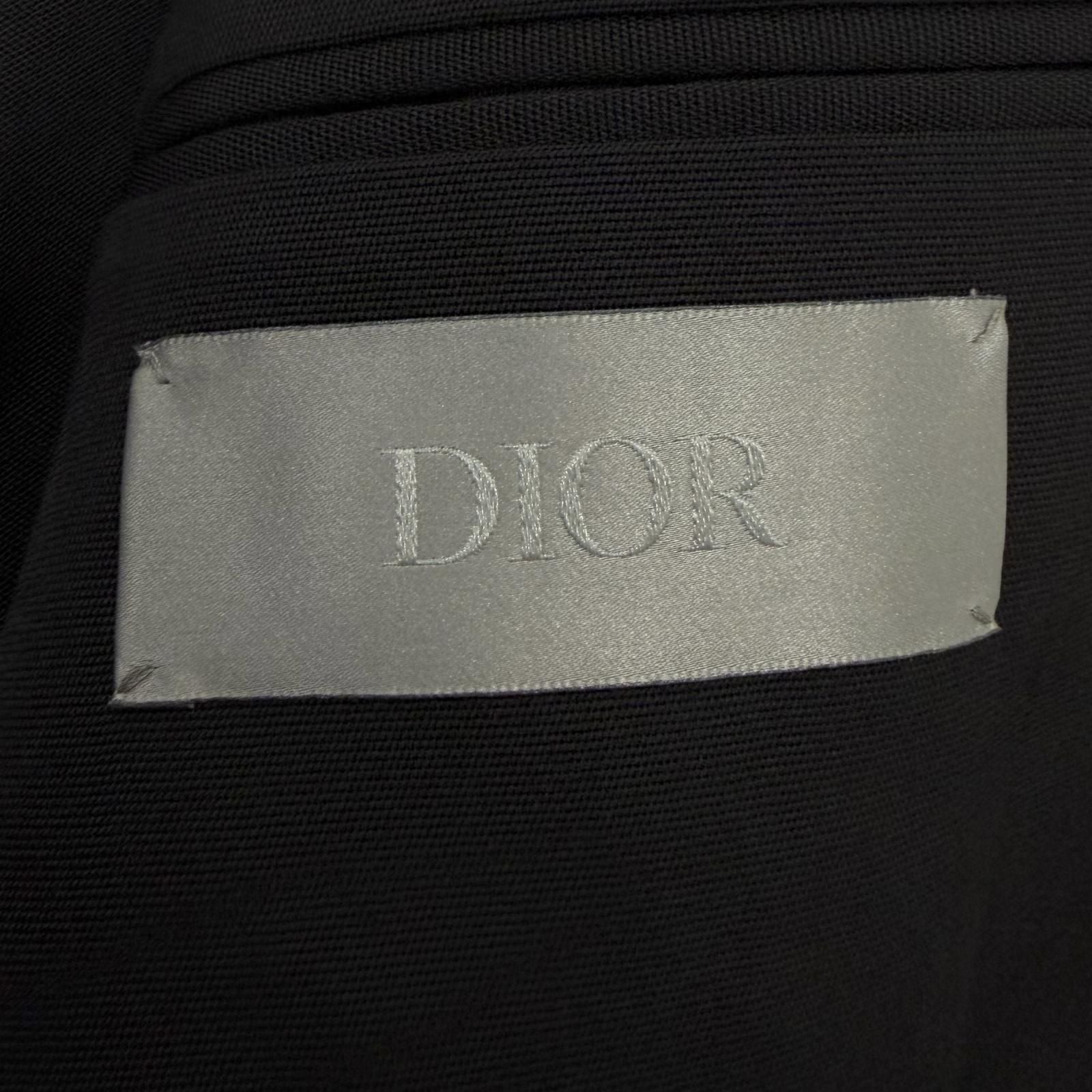 Dior Homme Saddle Pocket Single Tailored Jacket Black 44 — view 8