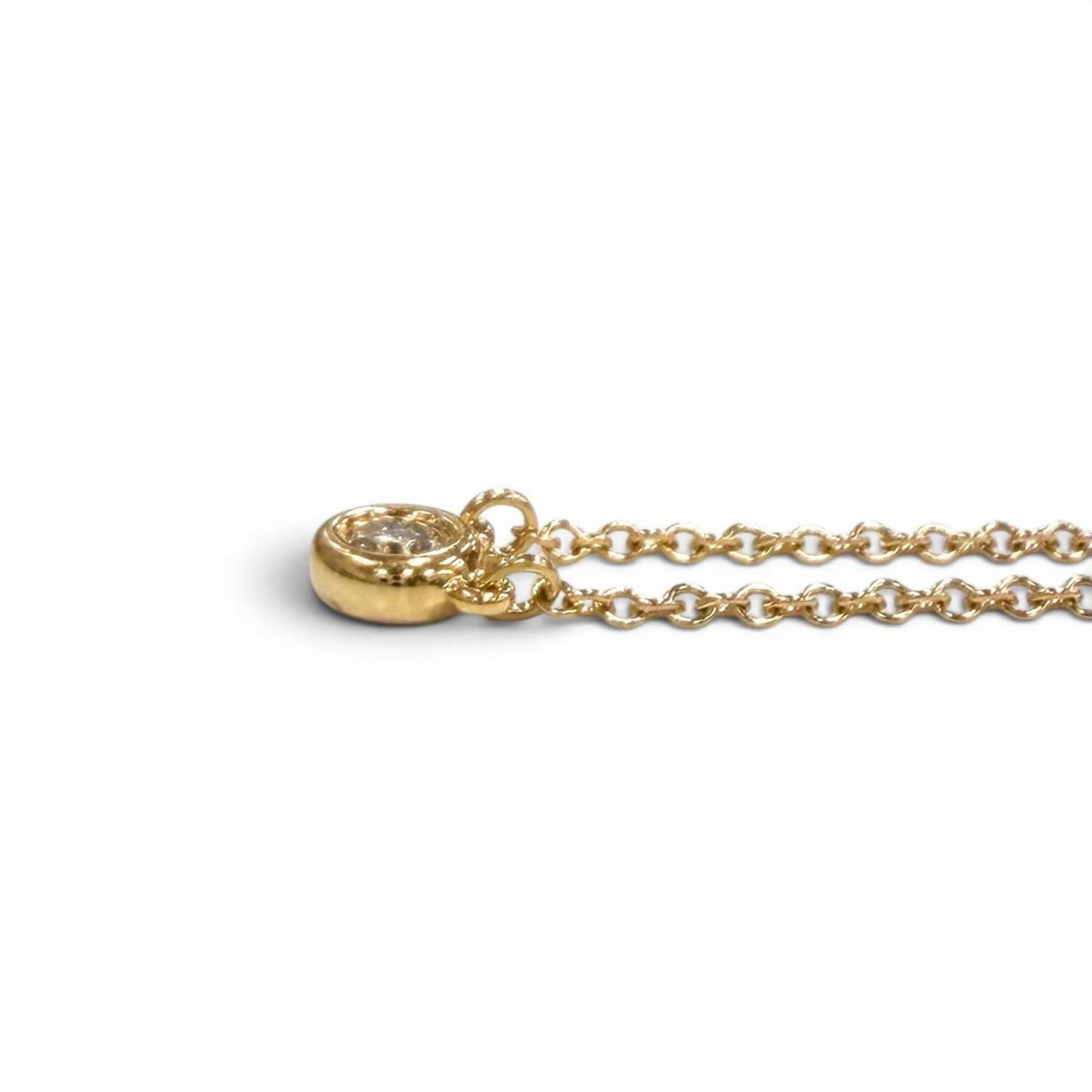Tiffany & Co Elsa Peretti by the Yard Diamond Necklace Pink Gold — view 5