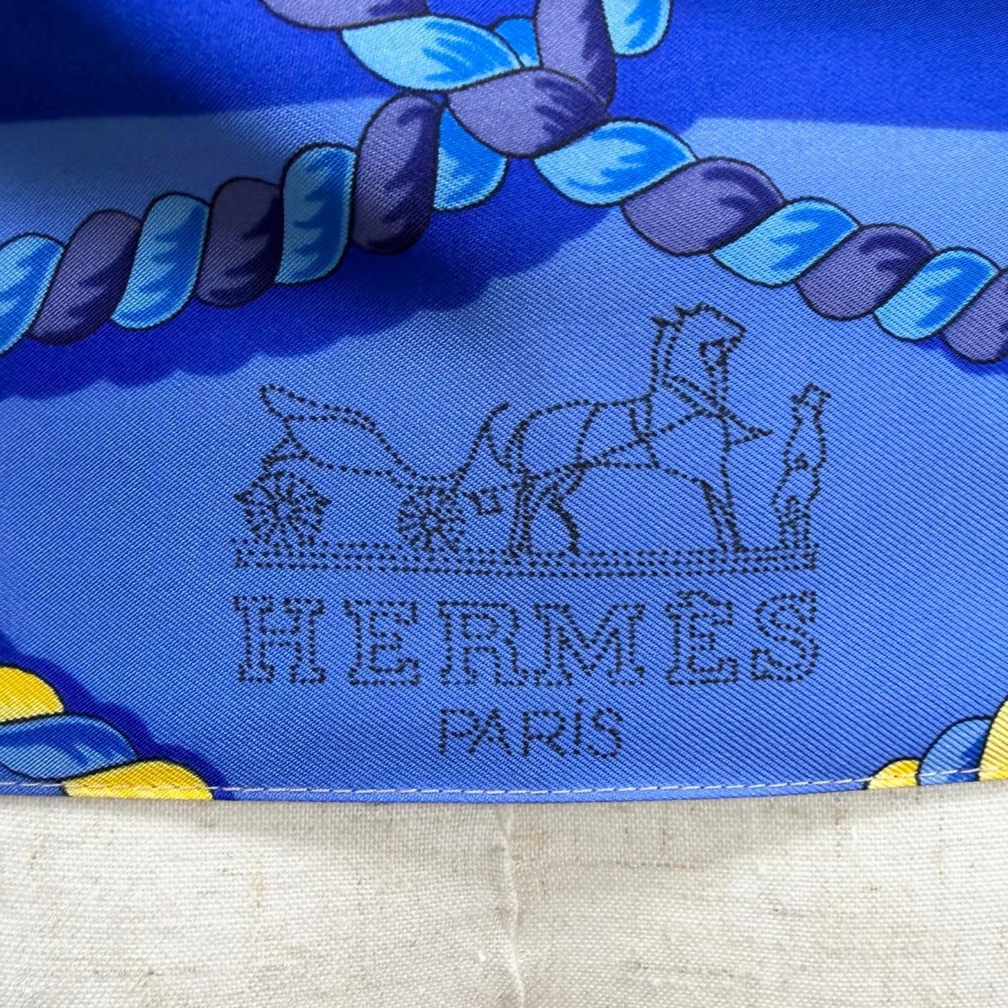 Hermes Vintage Silk Cut Replacement Horse Formal Dress Logo Button Quilted Vest — view 7