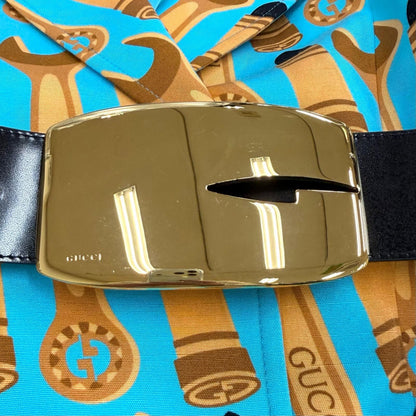 Gucci Silk with Belt Lip logo Jacket — view 6