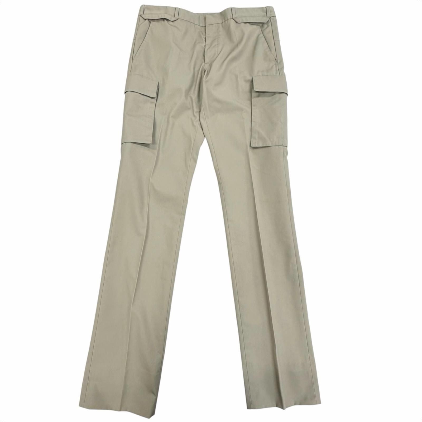Dior Homme Vintage Eddy Slimane Strip Era Cargo Pants Beige 46