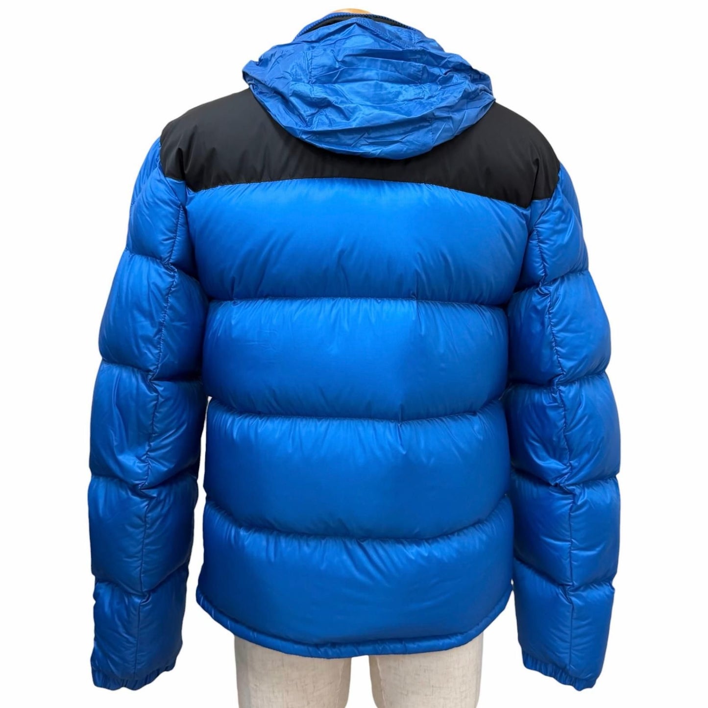 Moncler Peuplier Giubbotto Hooded Down Jacket Blue 3 Items Hanger — view 4