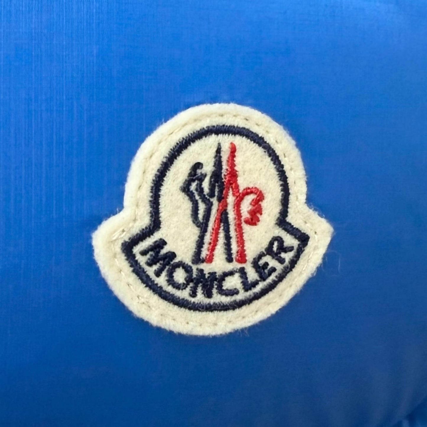 Moncler Peuplier Giubbotto Hooded Down Jacket Blue 3 Items Hanger — view 7