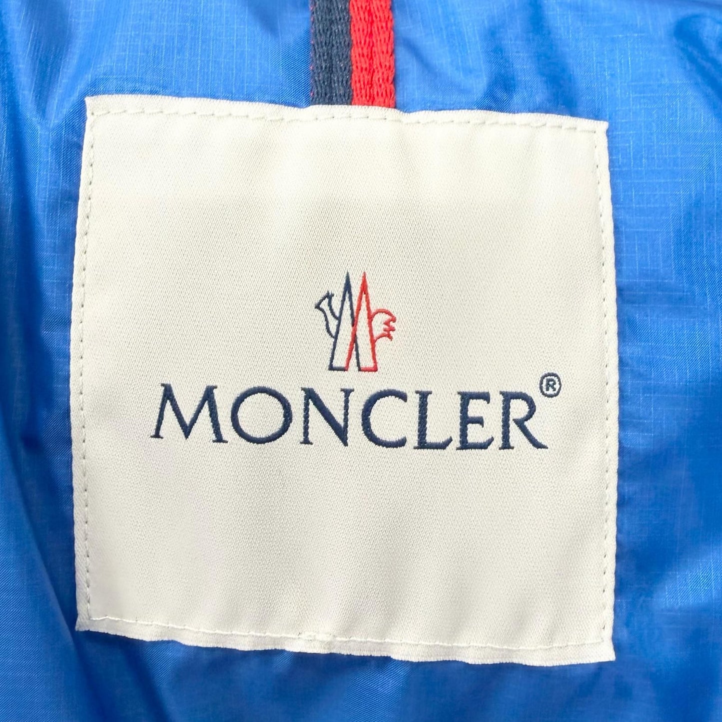 Moncler Peuplier Giubbotto Hooded Down Jacket Blue 3 Items Hanger — view 8