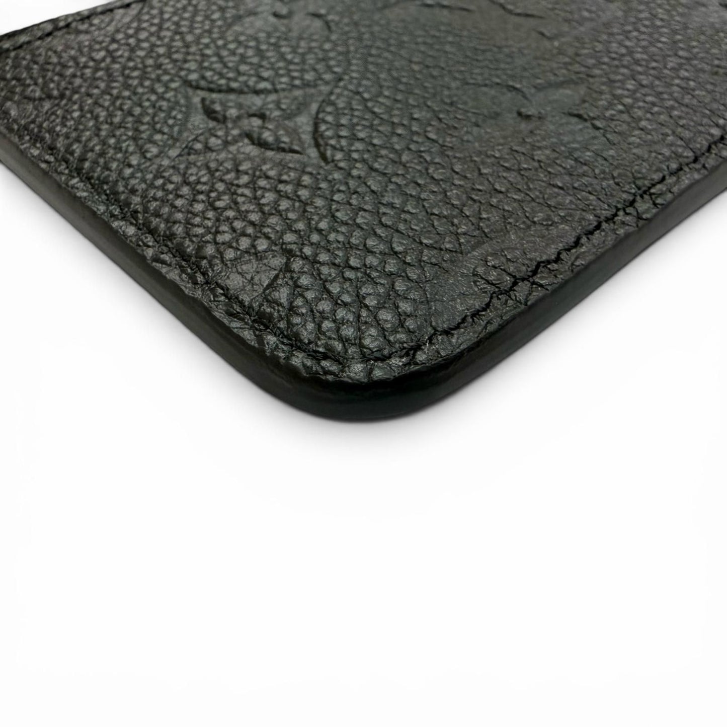 Louis Vuitton Card Case Holder Romy Monogram Empreinte Coin Purse Noir Black — view 5