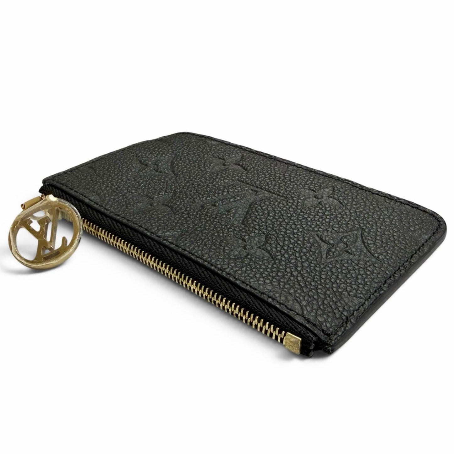 Louis Vuitton Card Case Holder Romy Monogram Empreinte Coin Purse Noir Black — view 4