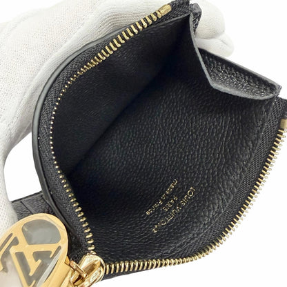 Louis Vuitton Card Case Holder Romy Monogram Empreinte Coin Purse Noir Black — view 6