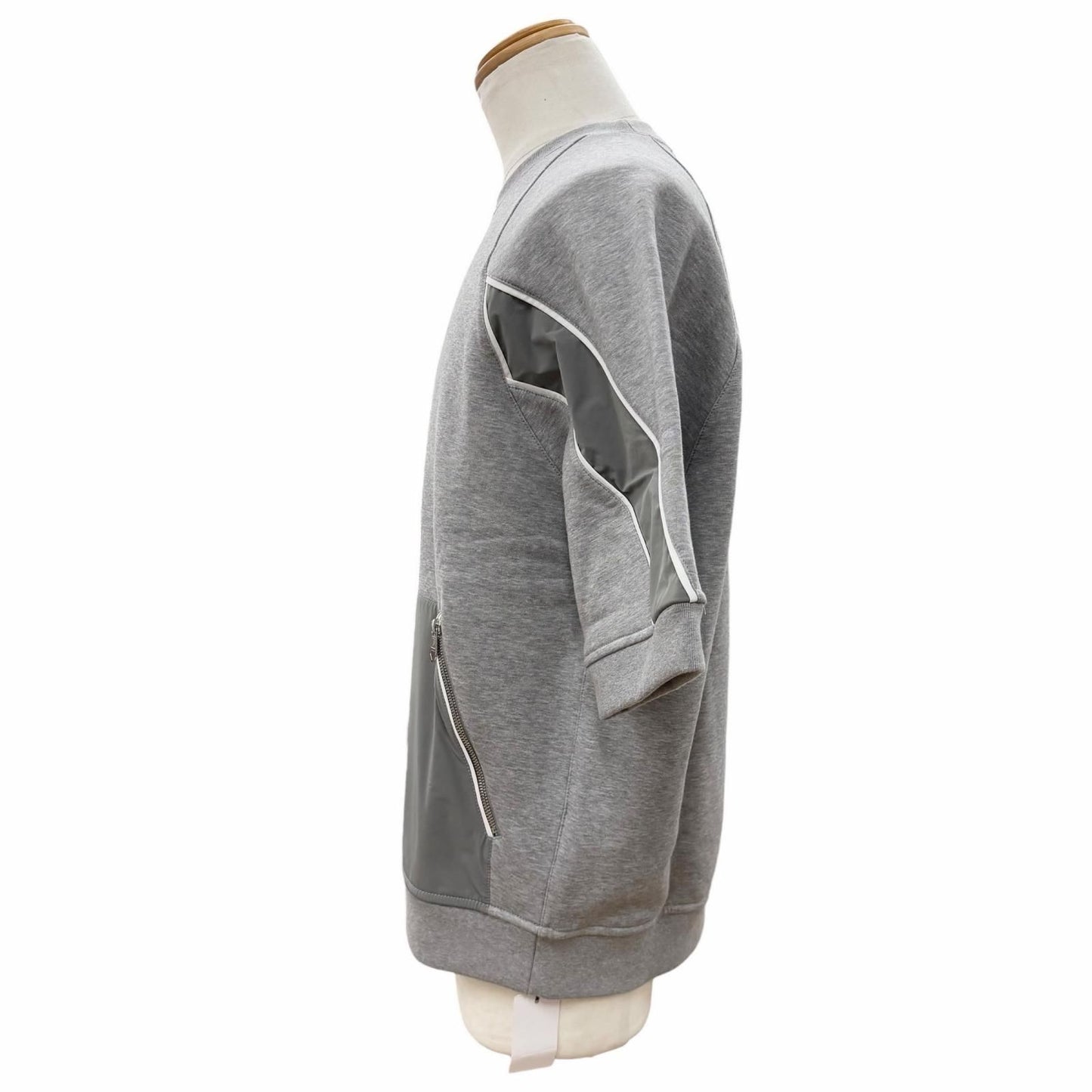 Hermes Capsule Sports Short Sleeve Sweatshirt Pullover Gray XL — view 3