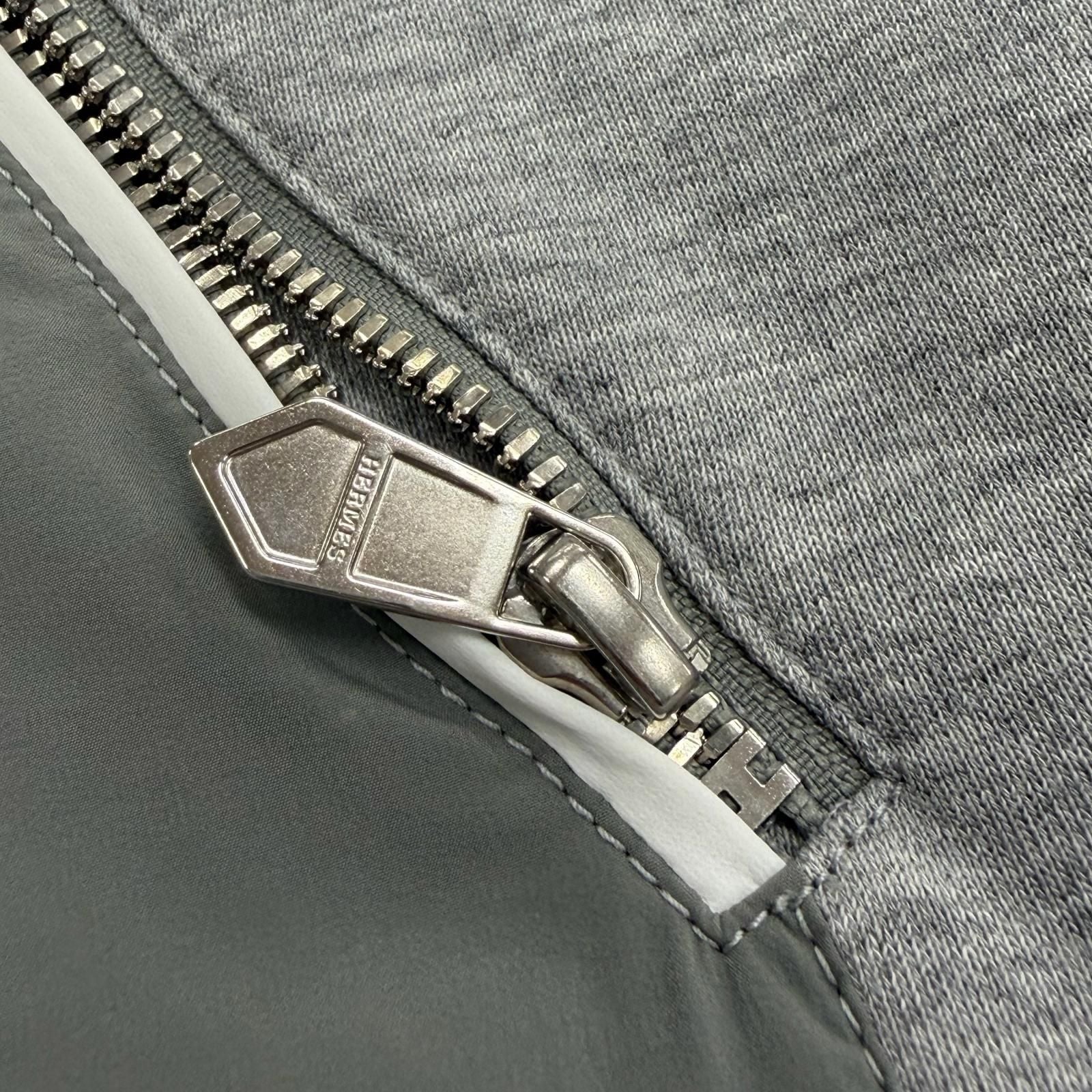 Hermes Capsule Sports Short Sleeve Sweatshirt Pullover Gray XL — view 5