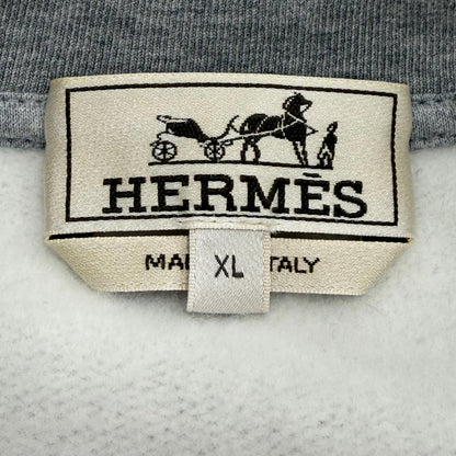 Hermes Capsule Sports Short Sleeve Sweatshirt Pullover Gray XL — view 6