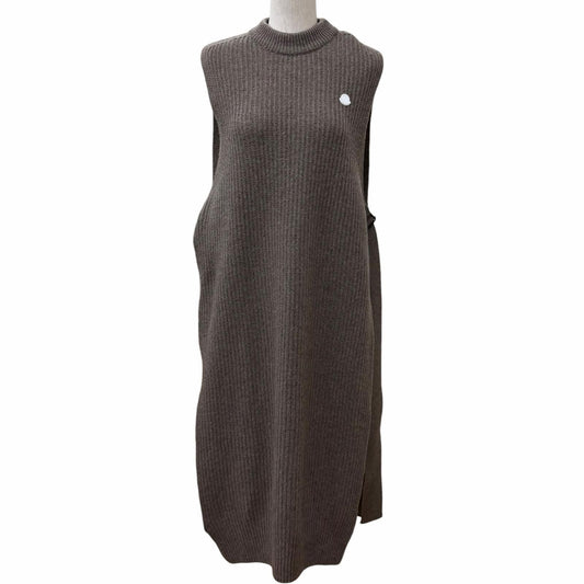 Moncler Genius 4 Hyke Abito Cashmere Wool Blend Rubber Logo Patch Knit Long