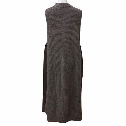 Moncler Genius 4 Hyke Abito Cashmere Wool Blend Rubber Logo Patch Knit Long — view 3