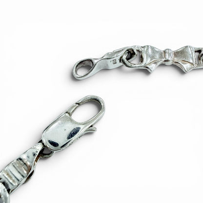 Tiffany & Co Vintage Puff Ribbon Chain Bracelet 18.5 cm Silver — view 4