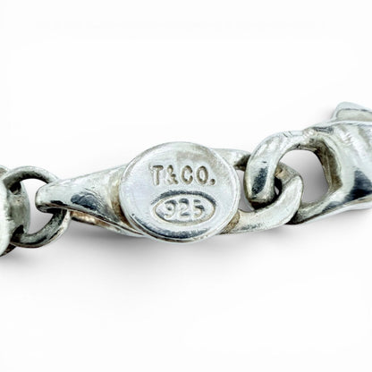 Tiffany & Co Vintage Puff Ribbon Chain Bracelet 18.5 cm Silver — view 5