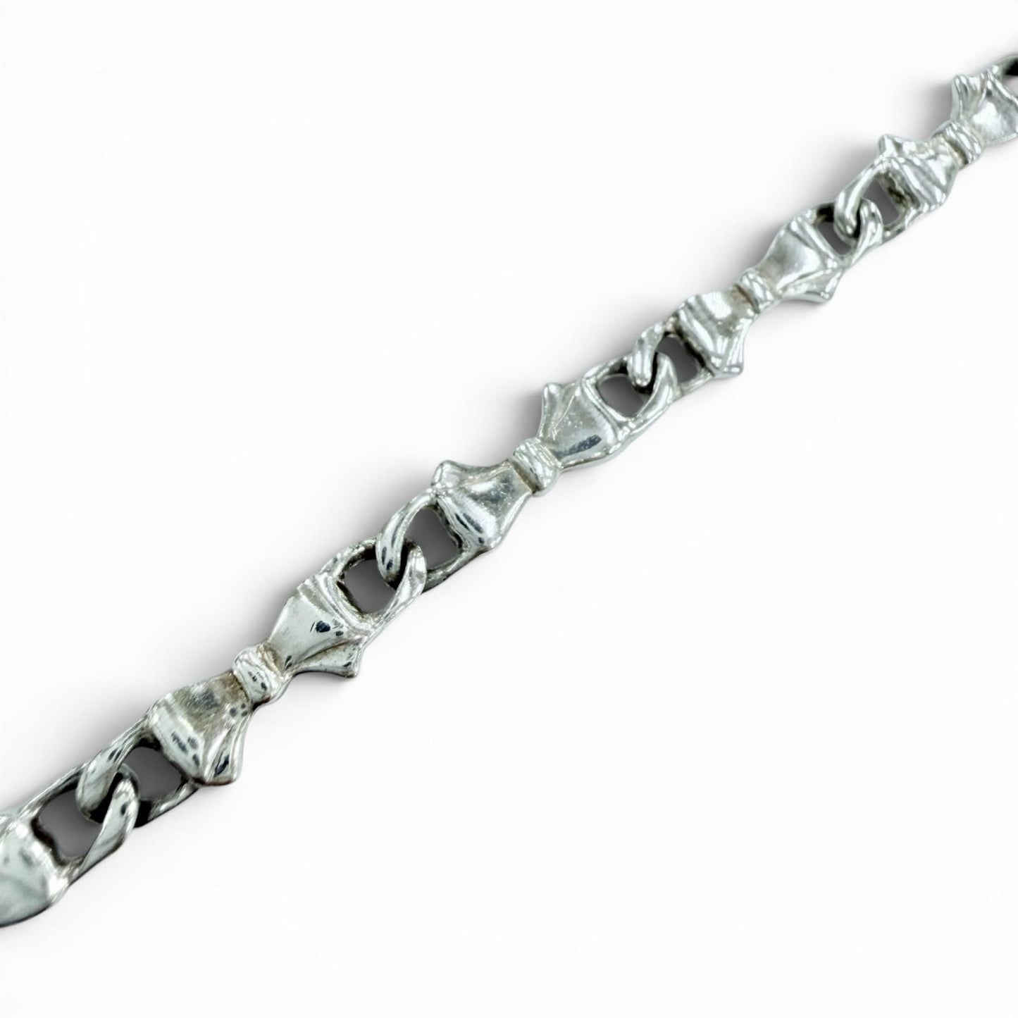 Tiffany & Co Vintage Puff Ribbon Chain Bracelet 18.5 cm Silver — view 3