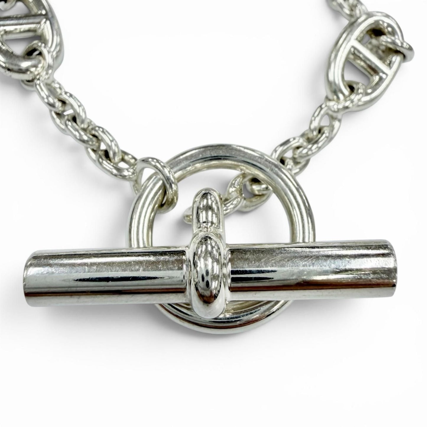 Hermes Farandole 925 Chaine D'ancre 15 cm Chain Bracelet Silver — view 2