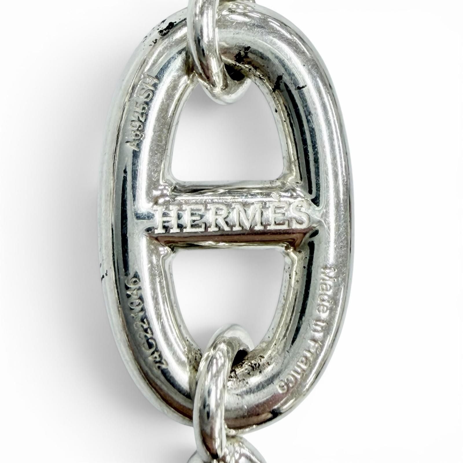 Hermes Farandole 925 Chaine D'ancre 15 cm Chain Bracelet Silver — view 6
