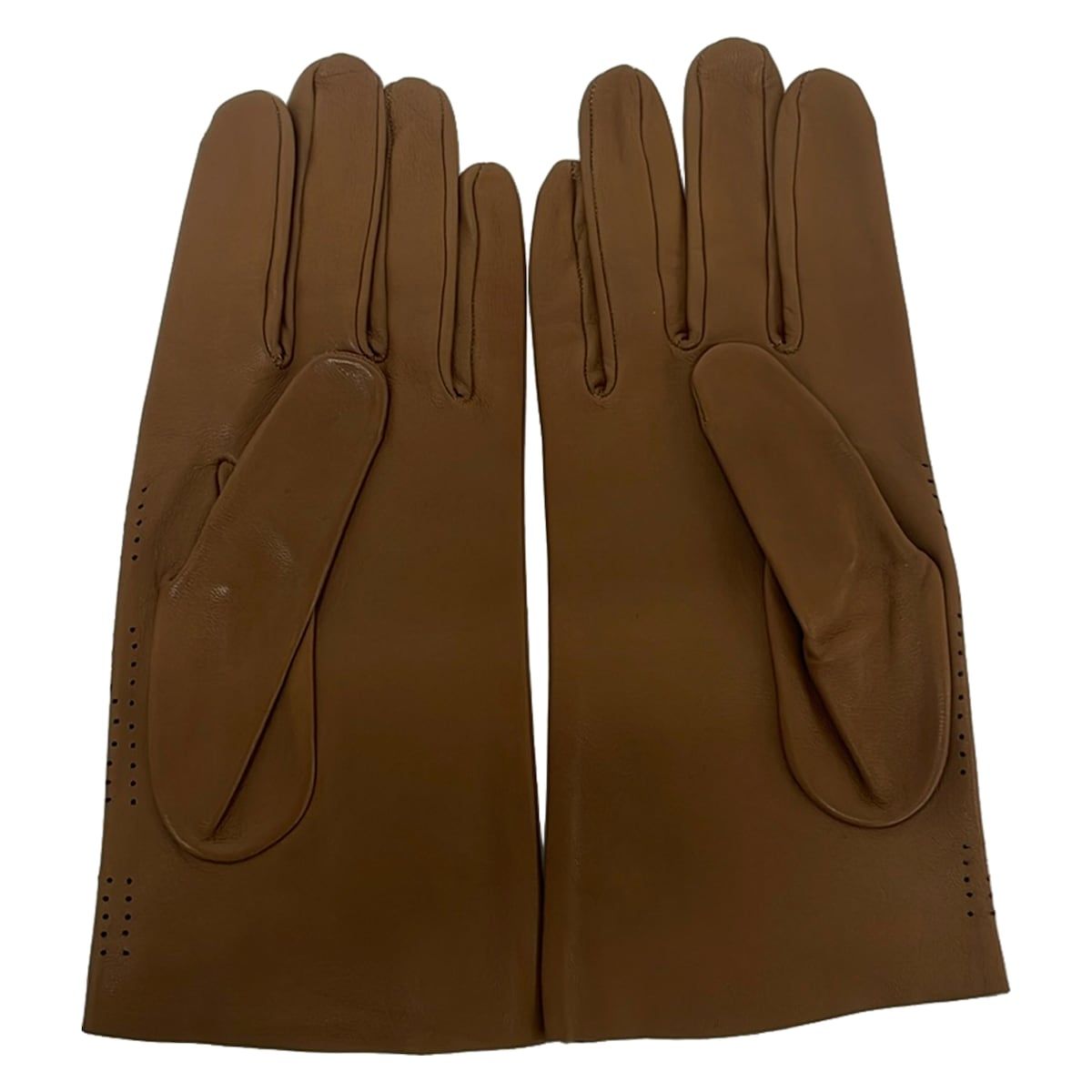 Hermes Gloves Brown Leather — view 3