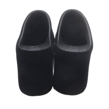 Loewe Terra Terraform Velour Clog Sandals 39 Black — view 5