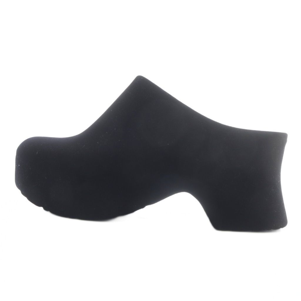 Loewe Terra Terraform Velour Clog Sandals 39 Black — view 2