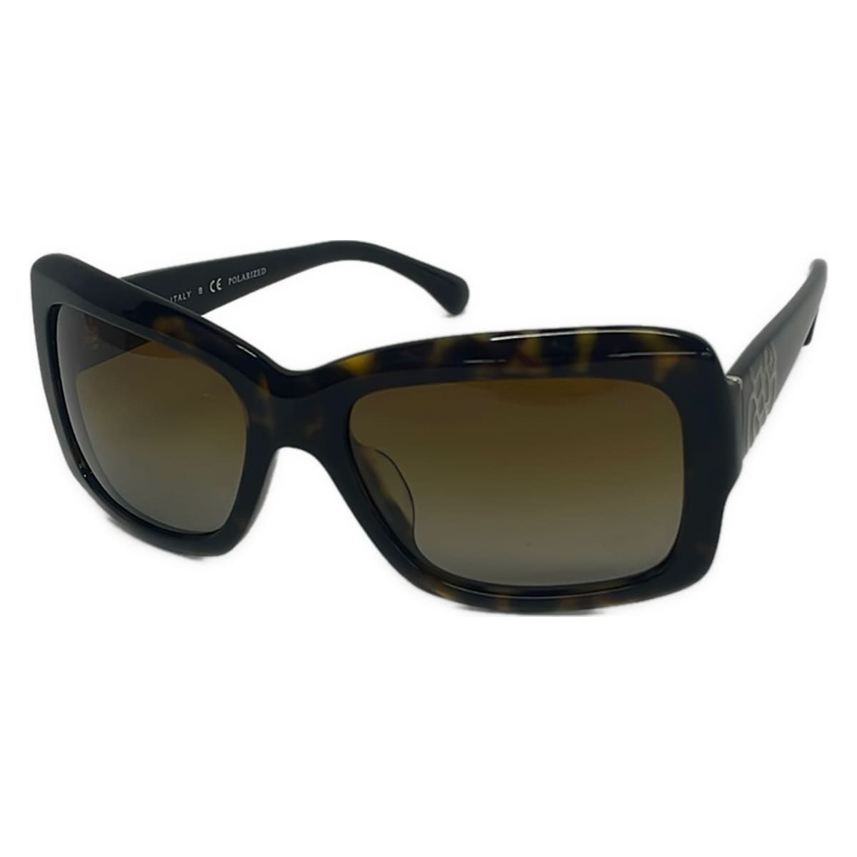 Chanel Sunglasses Brown Dark Gold Camellia Eyewear
