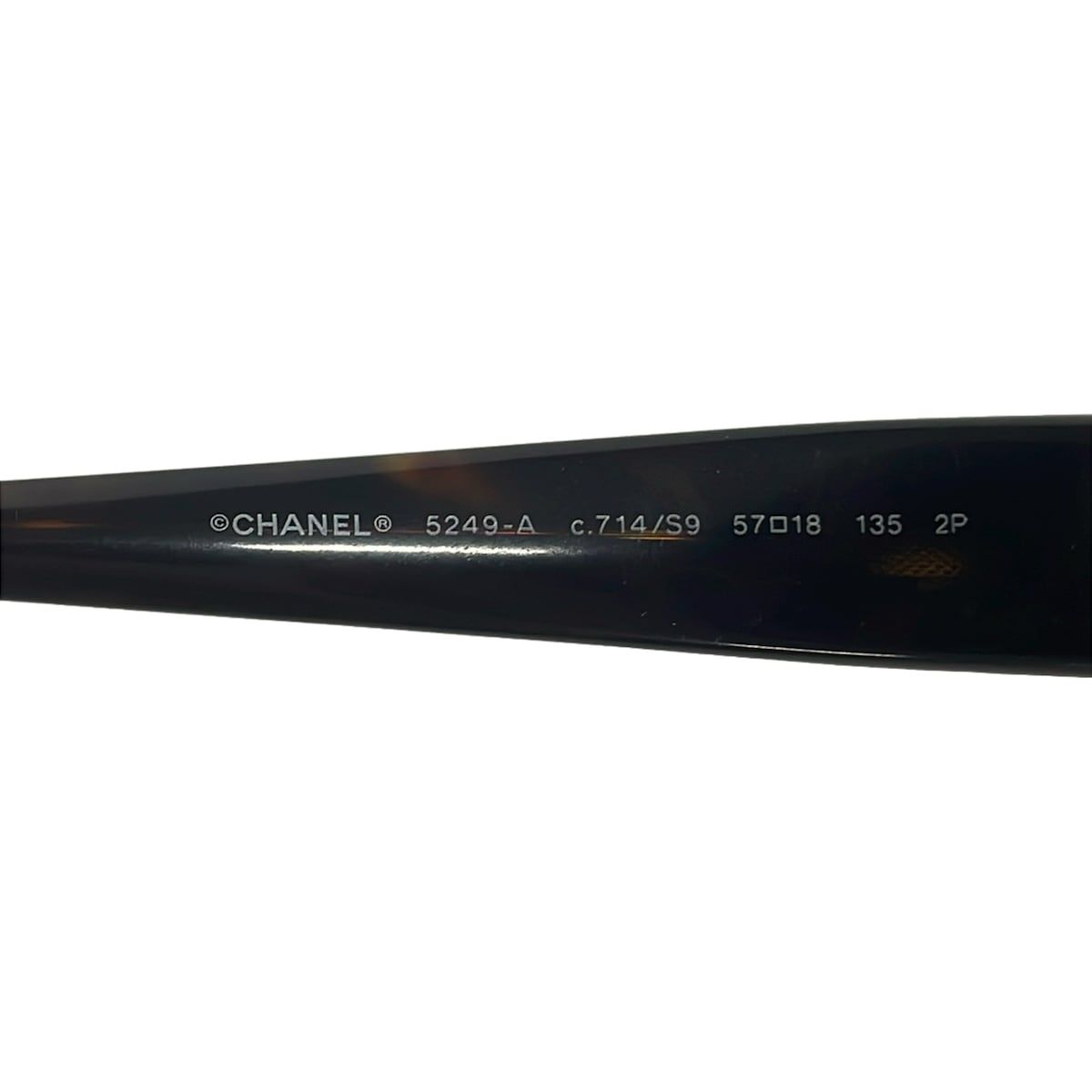 Chanel Sunglasses Brown Dark Gold Camellia Eyewear — view 4