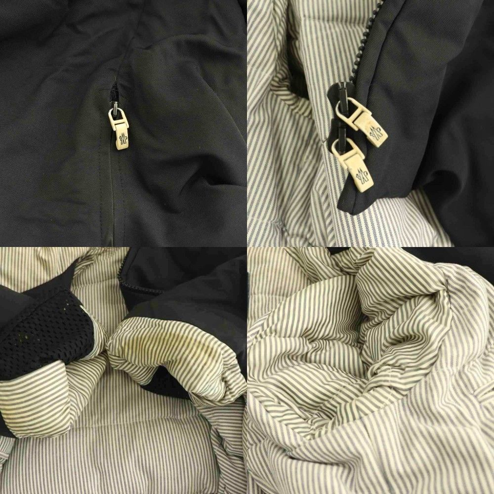 Moncler Blue Gammeblue Giubbino Hooded Down Jacket Zip Up 2 Navy DO AD — view 8