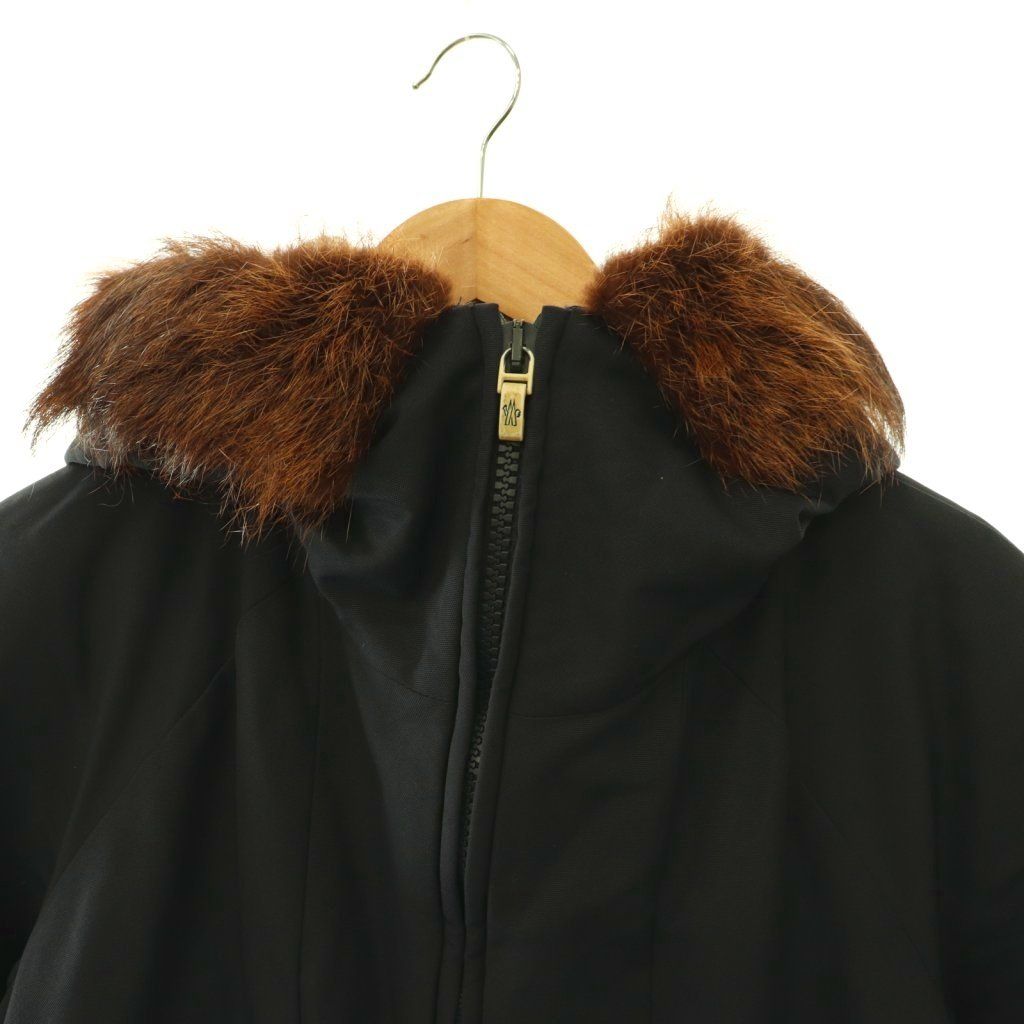 Moncler Blue Gammeblue Giubbino Hooded Down Jacket Zip Up 2 Navy DO AD — view 4