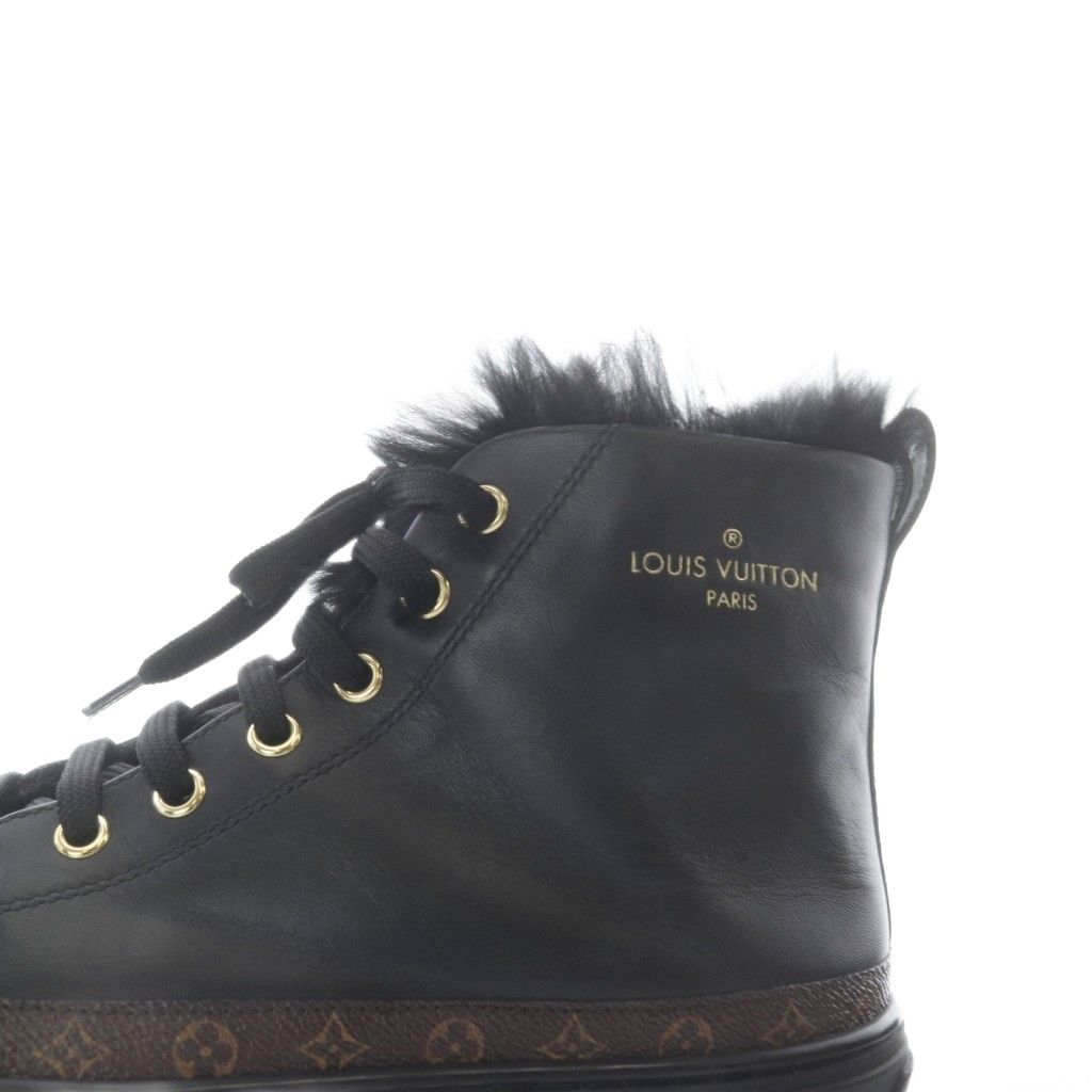 Louis Vuitton Stella Line High Cut Sneakers 37 Black — view 8