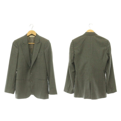 Balenciaga Suit Set Jacket Pants Vest 44 Gray AD — view 2