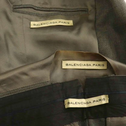 Balenciaga Suit Set Jacket Pants Vest 44 Gray AD — view 7