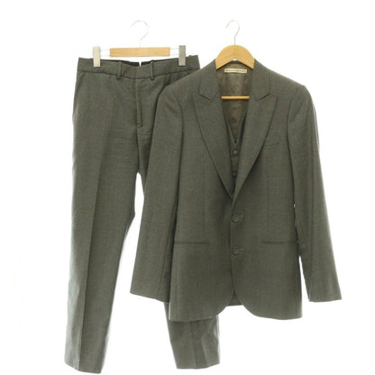 Balenciaga Suit Set Jacket Pants Vest 44 Gray AD