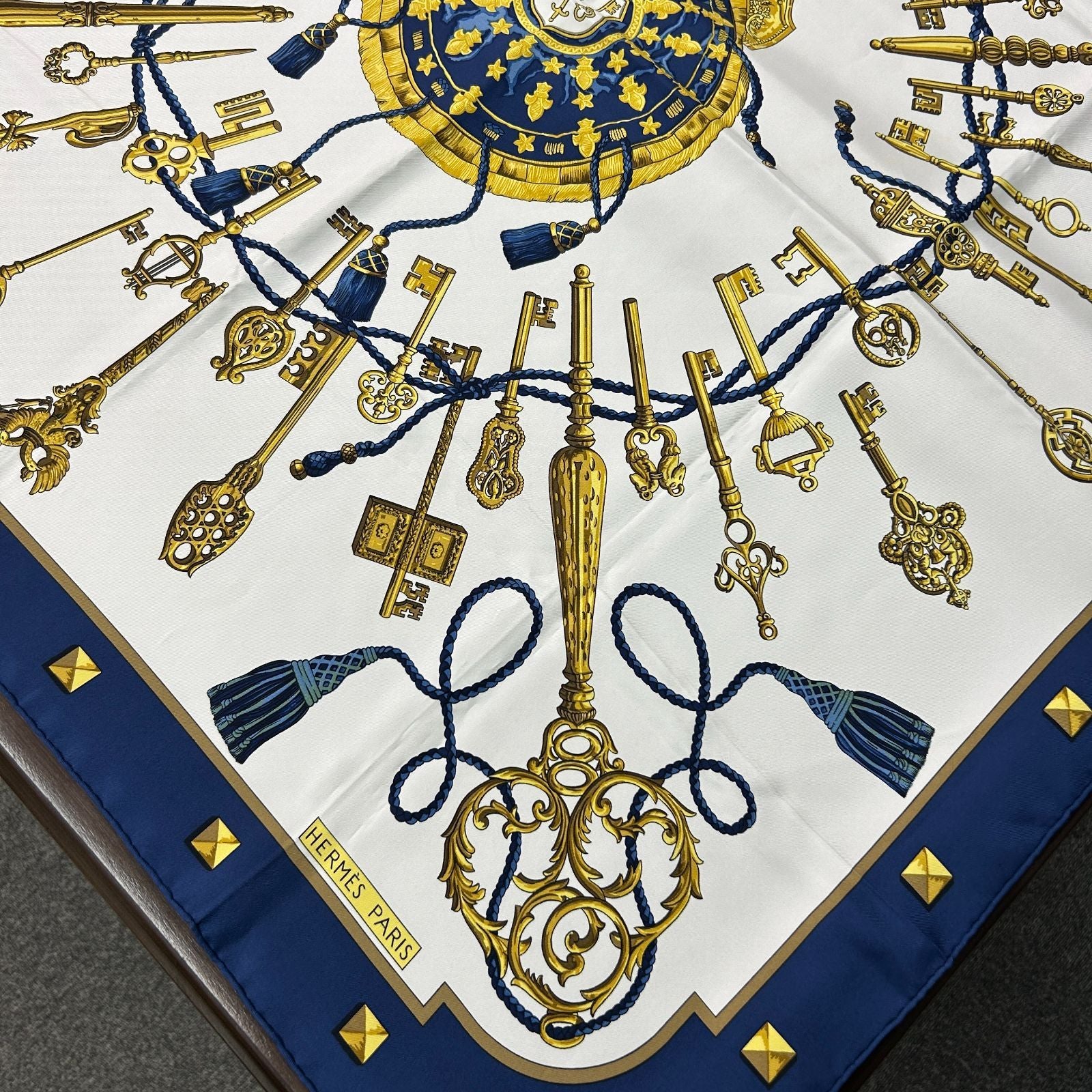 Hermes Key Motif Silk Scarf — view 2